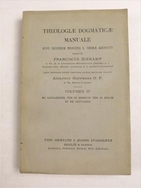 Theologiae Dogmaticae Manuale, 1946 r.