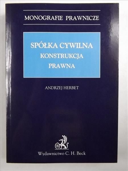 Spółka cywilna Konstrukcja prawna