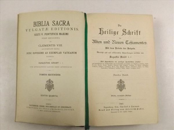 Arndt Augusti  - Die Heilige Schrift des Ulten und Neuen Testaments, 1907 r.