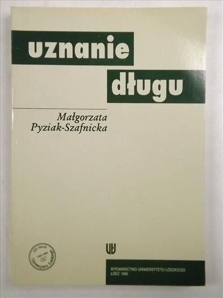 Uznanie długu