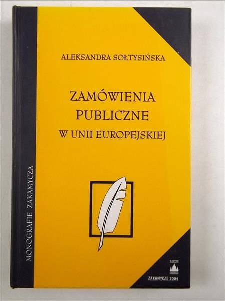 Zamówienia publiczne  w Unii Europejskiej