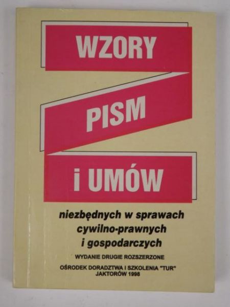 Wzory pism i umów