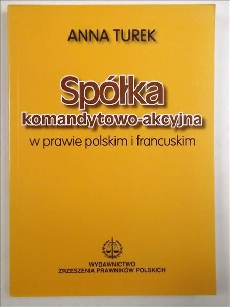 Spółka komandytowo-akcyjna w prawie polskim i francuskim