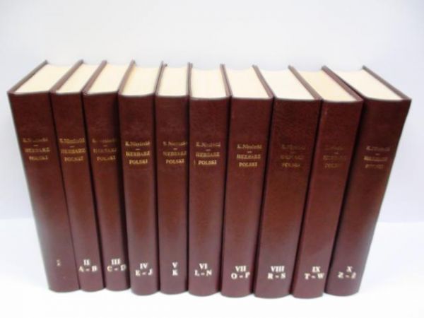 Herbarz polski T. I-X Reprint z 1839 r.
