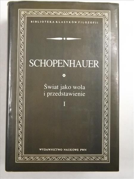 Świat jako wola i przedstawienie. Tom I, BKF