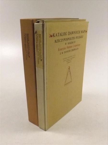 Katalog dawnych map Rzeczypospolitej Polskiej w kolekcji Emeryka Hutten Czapskiego i w innych zbiorach, 2 tomy, reprint