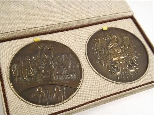 2 Medale pamiątkowe 800 lecie Inowrocławia