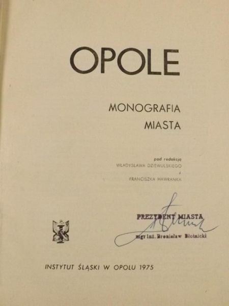 Opole. Monografia miasta