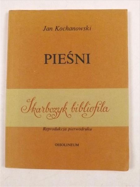 Pieśni, reprint z 1586 r.