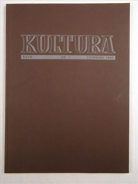 Kultura Rzym, nr 1, reprint 1947 r.