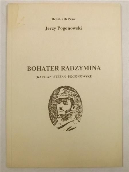 Bohater Radzymina (Kapitan Stefan ), reprint 1934 r.
