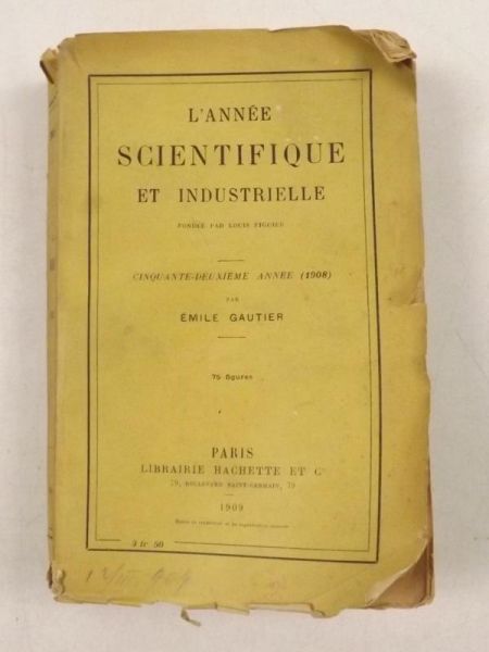 L'Année scientifique et industrielle. 1909 r.