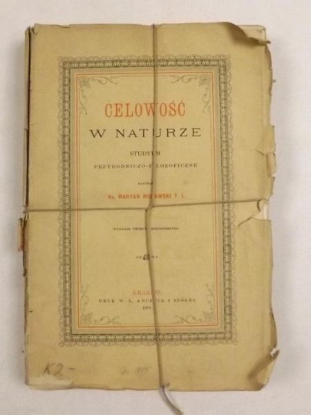Celowość w naturze, 1901 r.