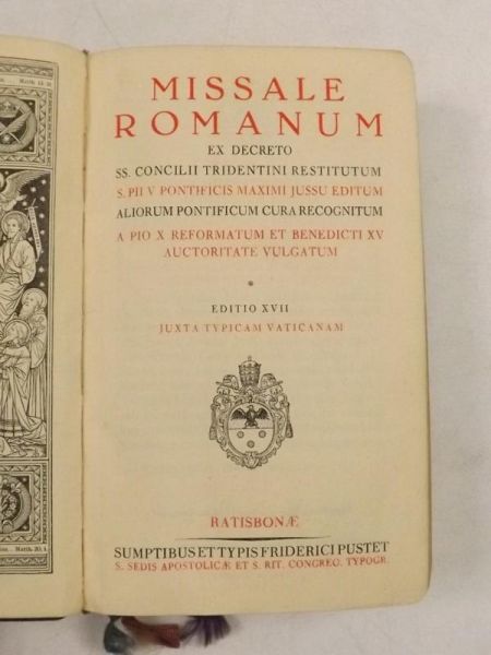 Missale Romanum ex decreto sacrosancti Concilii tridentini, 1920 r.