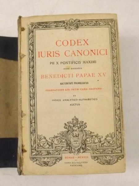 Codex Iuris Canonici, 1919 r.