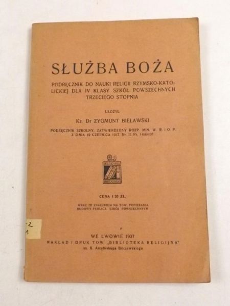 Bielawski Zygmunt - Służba Boża, 1937 r.