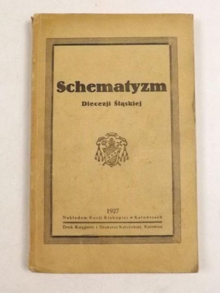 Schematyzm Diecezji Śląskiej, 1927 r.