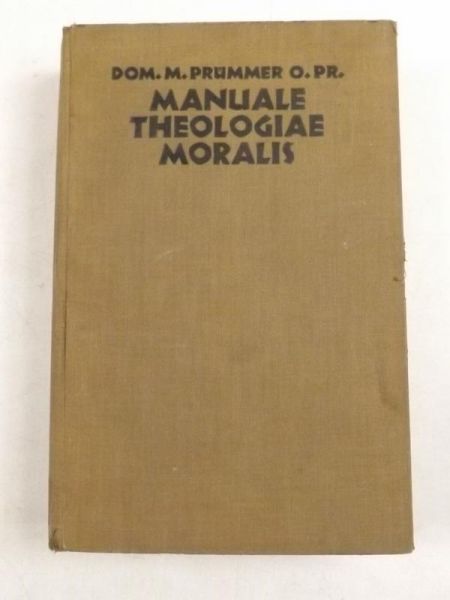 Prummer - Manuale Theologiae Moralis, 1928 r.