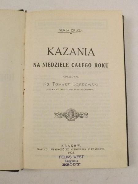 Kazania, 1925 r.