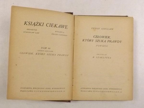 Człowiek, który szuka prawdy, ok. 1949 r.