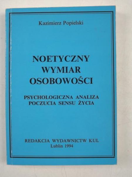 Noetyczny wymiar osobowości