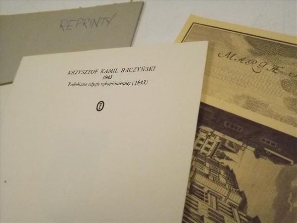 Podobizna edycji rękopiśmiennej, reprint 1943 r.