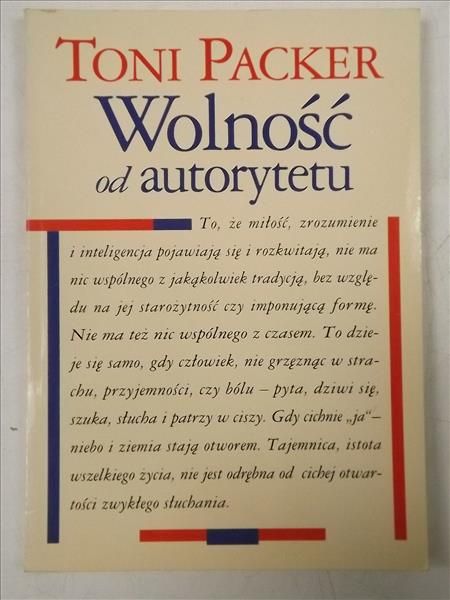 Packer Toni - Wolność od autorytetu