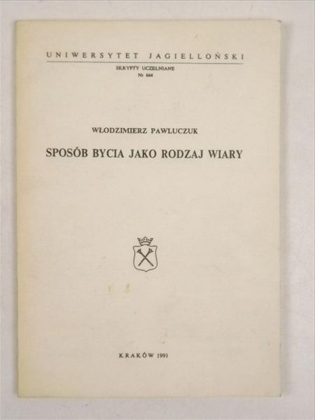 Sposób bycia jako rodzaj wiary