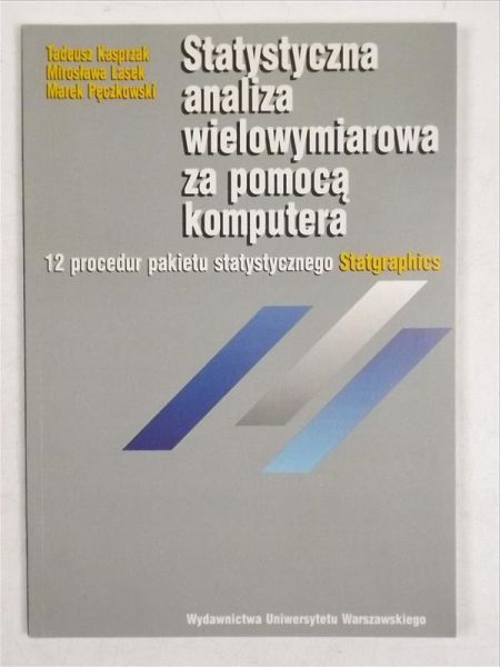 Statystyczna analiza wielowymiarowa za pomocą komputera