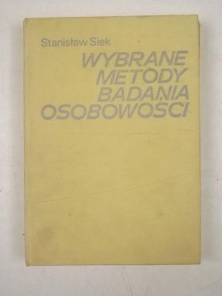 Wybrane metody badania osobowości