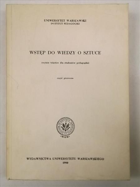 Wstęp do wiedzy o sztuce
