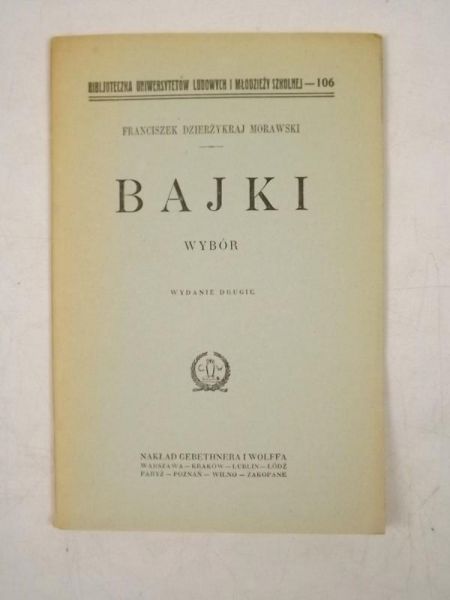 Bajki wybór, 1925 r.