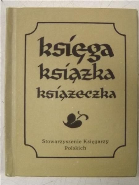 Księga, książka, książeczka. Miniatura