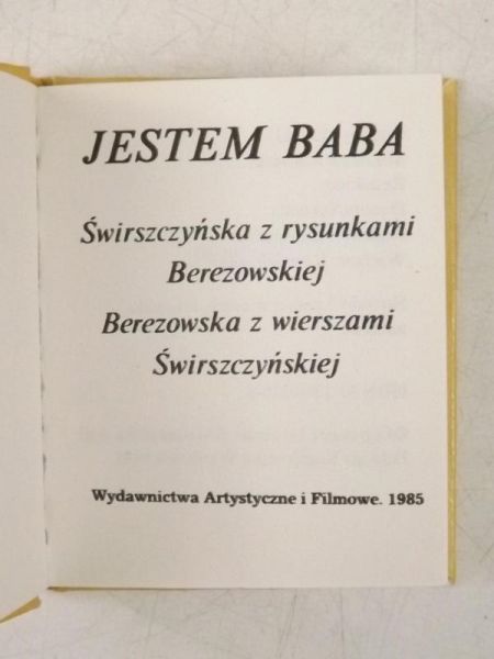Jestem baba. Miniatura
