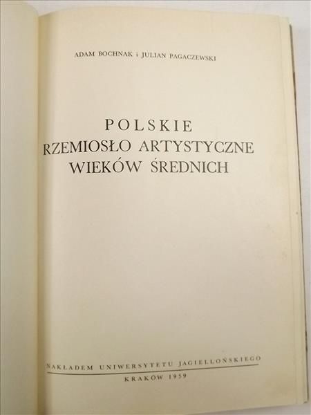 Polskie rzemiosło artystyczne wieków średnich