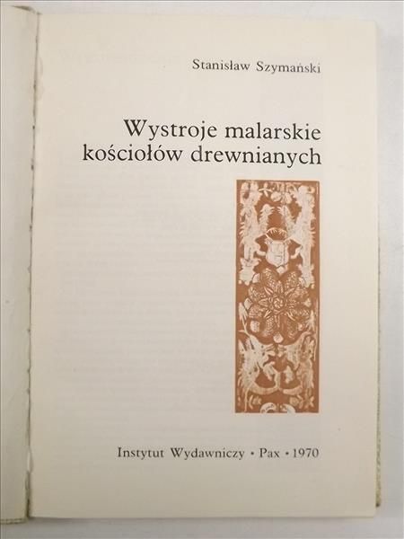 Wystroje malarskie kościołów drewnianych