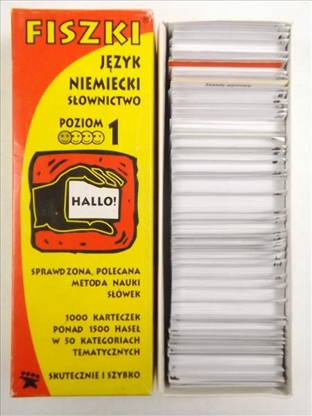 FISZKI język niemiecki Słownictwo 1