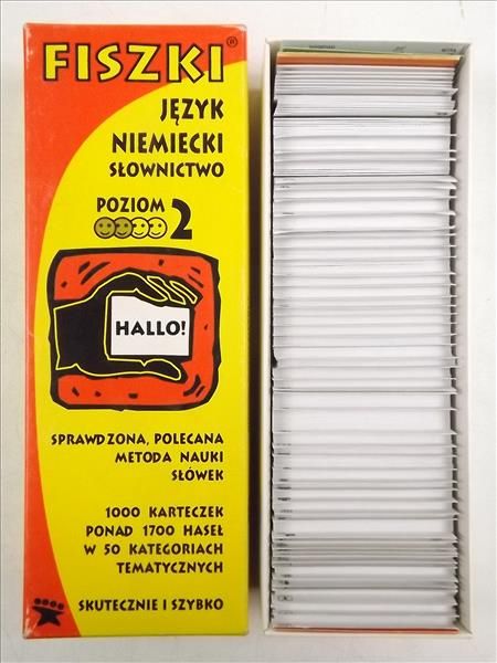 FISZKI język niemiecki Słownictwo 2
