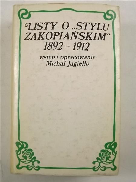 Listy o stylu zakopiańskim
