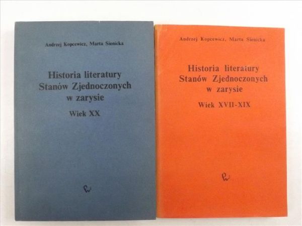 Konpcewicz Andrzej,   - Historia literatury Stanów Zjednoczonych w zarysie, 2 ksiązki