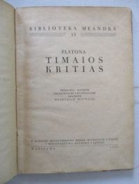 Platon - Timaios/Kritias