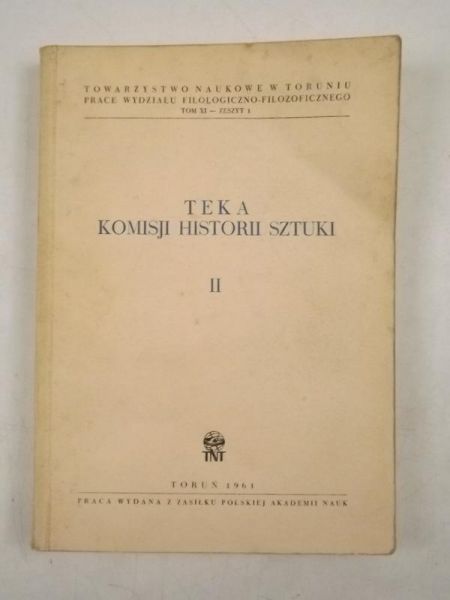 Teka komisji historii sztuki II, tom XI - zeszyt 1
