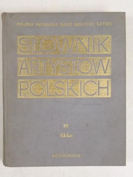 Słownik Artystów Polskich, Tom IV. Kl-La