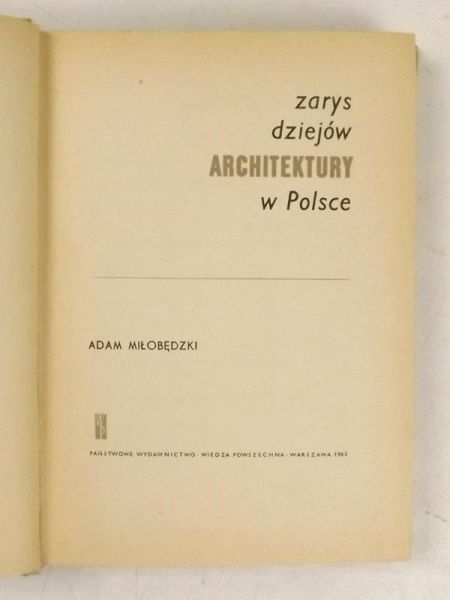 Zarys dziejów architektury w Polsce