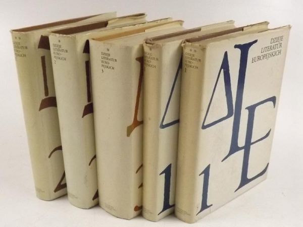 Dzieje literatur europejskich, 5 części