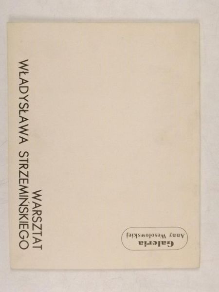Warsztat Władysława Strzemińskiego