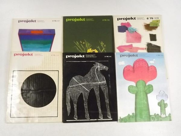 Projekt. Sztuka wizualna 1975 Półrocznik