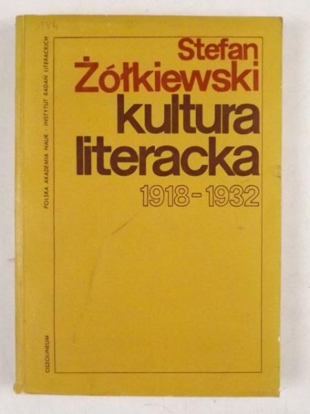 Kultura literacka 1918-1932