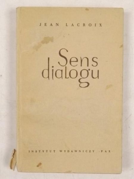 Lacroix Jean - Sens dialogu