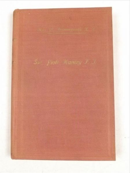 Św. Piotr Kanizy T. J., 1927 r.